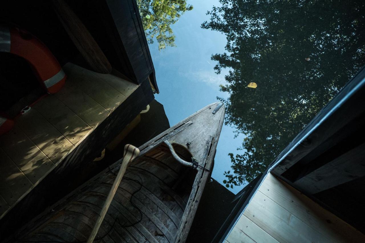 Ecolodge Le Bruit De L'Eau Saint-Quentin-en-Tourmont Luaran gambar