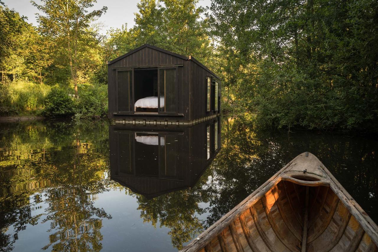 Ecolodge Le Bruit De L'Eau Saint-Quentin-en-Tourmont Luaran gambar
