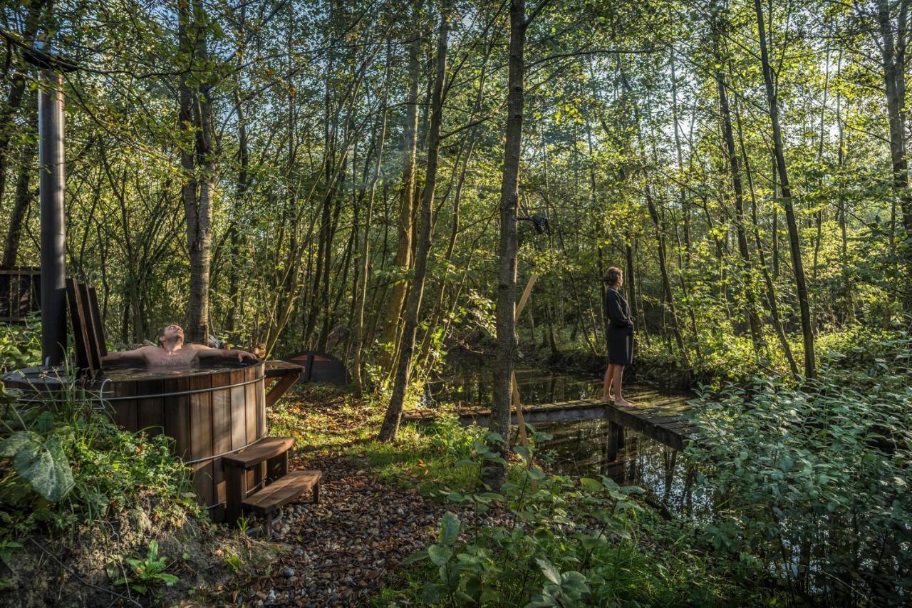 Ecolodge Le Bruit De L'Eau Saint-Quentin-en-Tourmont Luaran gambar
