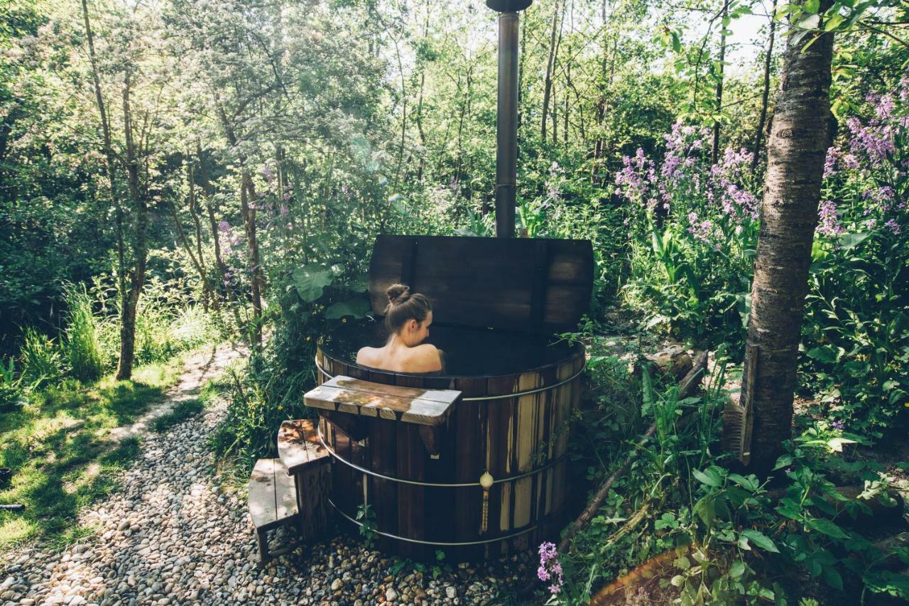 Ecolodge Le Bruit De L'Eau Saint-Quentin-en-Tourmont Luaran gambar